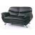 Jonus Top Grain Leather Match Loveseat