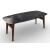 Abrey W78.7-inch Ceramic/Wood Customizable Elliptical Dining Table