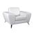 Julie Top Grain Leather Match Chair