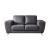 Julie Top Grain Leather Match Loveseat