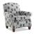 Marie Fabric Rolled Arm Accent Chair