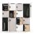 Choice Office Single Row Locker w/3 Small Lockable Doors, Mail Slots, Electronic Keypad Lock