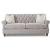 Burbank Fabric Tufted Sofa w/Pillows