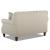 Burbank Fabric Tufted Loveseat w/Pillows