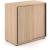 Uni Slide Office Lockable Cabinet w/Sliding Doors & 4 Shelves
