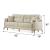 Kazan Chenille Convertible Storage Sofa