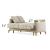 Kazan Chenille Convertible Storage Loveseat
