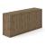 Nova Basic Veneer Cabinet w/Shelves & Push Opening System