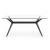 Kent Wood/Glass Rectangular Dining Table