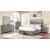 Kenzo Wood Veneer Bed with Storage Drawers & LED Lighting