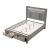 Kenzo Wood Veneer Bed with Storage Drawers & LED Lighting