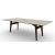 Abrey W98.4-inch Ceramic/Wood Customizable Rectangular Dining Table