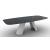 Apian W98.4-inch Ceramic/Metal Customizable Elliptical Dining Table