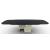 Twins Metal/Ceramic Rectangular Extendable Dining Table w/Rounded Corners