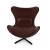 Lazy Metal/Leather Lounge Armchair