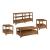 Monogram Parkway Rectangular Wood Coffee Table Set