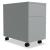 Basic Office Lockable Handleless Mobile Pedestal w/3 Drawers & Sliding Pencil Tray