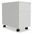 Basic Office Lockable Handleless Mobile Pedestal w/3 Drawers & Sliding Pencil Tray
