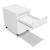 Basic Office Lockable Handleless Mobile Pedestal w/3 Drawers & Pencil Tray