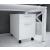 Basic Office Lockable Mobile Pedestal w/1 Drawer, 1 File Drawer & Pencil Tray