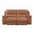 Hailey Leather/PVC Reclining Modular Loveseat