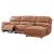 Hailey Leather/PVC Reclining Modular Sofa Chaise