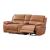 Hailey Leather/PVC Reclining Modular Loveseat