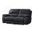 Hailey Leather/PVC Reclining Loveseat