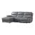 Hailey Leather/PVC Reclining Modular Sofa Chaise