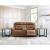 Knightington Power Leather/PVC Power Reclining Living Set w/Audio Seating