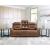 Knightington Power Leather/PVC Power Reclining Living Set w/Audio Seating
