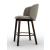 Sweel Fabric/Wood Customizable Counter Stool