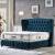 Kuka Tufted Fabric Bed, Queen Size