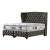 Kuka Tufted Fabric Bed, Queen Size