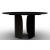 Twins Metal/Veneer Round Dining Table