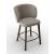 Sweel Fabric/Wood Customizable Counter Stool