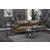 Hollo Mirrored Glass/Metal Rectangular End Table
