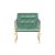 Lexington Tufted Velvet Accent Armchair