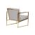 Lexington Tufted Velvet Accent Armchair