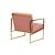 Lexington Tufted Velvet Accent Armchair