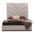 Laura Velvet/Wood Regular Bedroom Set