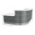 Valde 96-inch Corner Reception Desk w/Right Counter Top