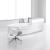 Valde 123-inch Curved Reception Desk w/Right Counter Top