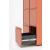 Locker Plus Office Double Storage Cabinet w/6 Lockable Doors