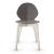Basil Polypropylene/Leather/Wood Dining Chair