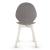 Basil Polypropylene/Leather/Wood Dining Chair