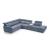 Brussels 5-Piece Microfiber Left-Arm Chaise Facing Storage Sleeper Sectional