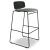 Lena Short Backrest Bar Stool