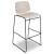 Lena Tall Backrest Bar Stool
