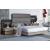 Leo Eco-Leather/Fabric King Size Platform Bed